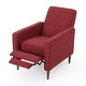 preview thumbnail 9 of 79, Mervynn Mid-Century Modern Button Tufted Fabric Recliner by Christopher Knight Home