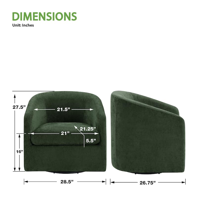 Parker Swivel Tub Chair