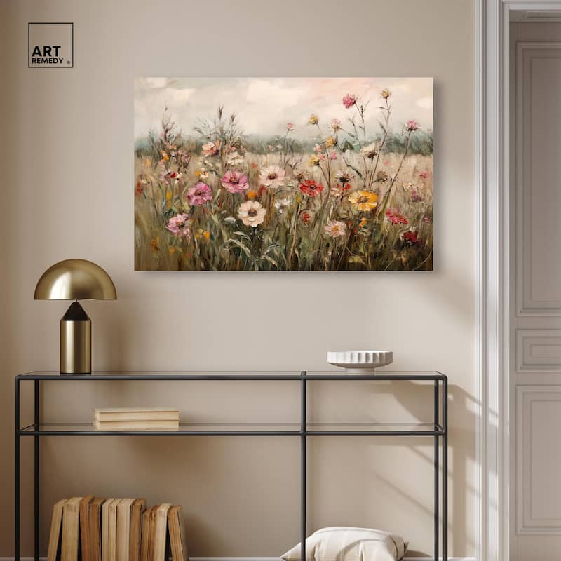 Vintage Blooms I Canvas by Art Remedy, Gallery Wrapped