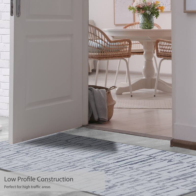 Jean Pierre New York Enderlin Stripe Dream Printed Chenille Rugs
