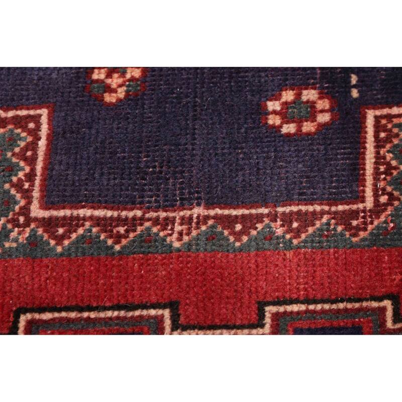 ECARPETGALLERY Hand-knotted Konya Anatolian Navy Wool Rug - 4'7 x 8'0