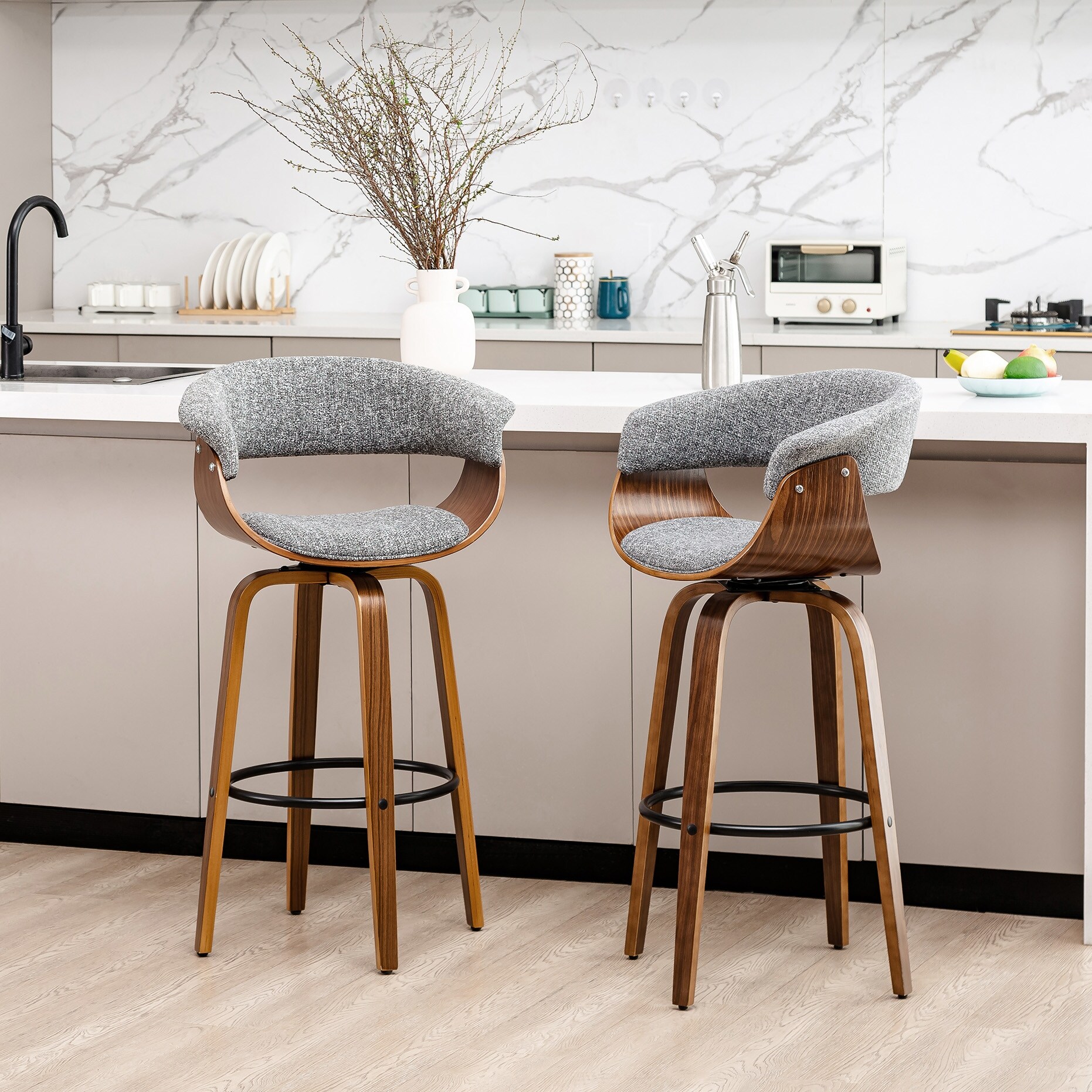 Modern bar stool set clearance
