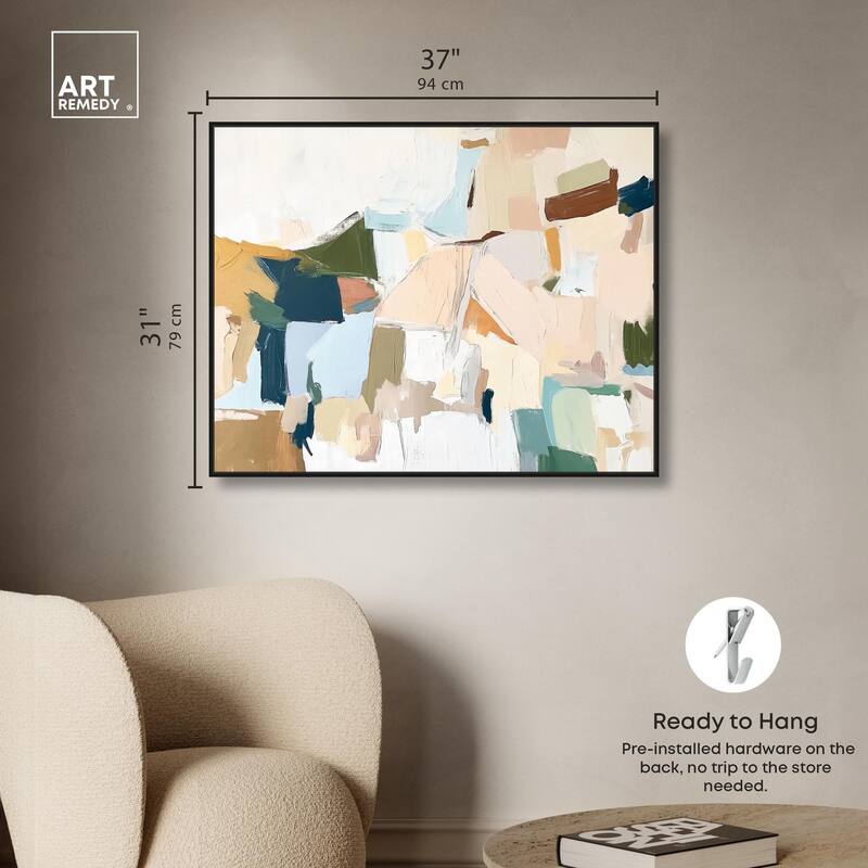 Pastel Mixture Canvas by Art Remedy