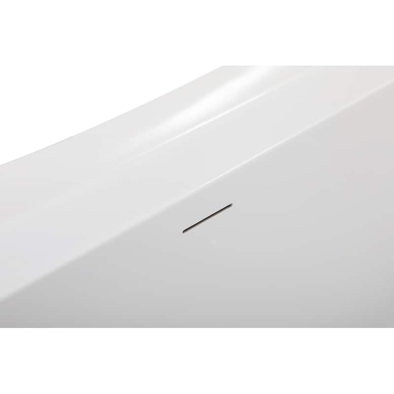 Haley Soaking Bathtub in Glossy White
