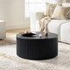 preview thumbnail 7 of 5, Lance Modern 35.4" Round Coffee Table by HULALA HOME