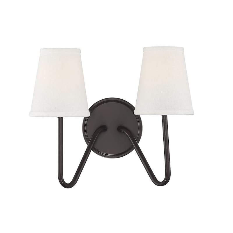 Meridian M90055 2 Light 11" Tall Wall Sconce - Oil Rubbed Bronze