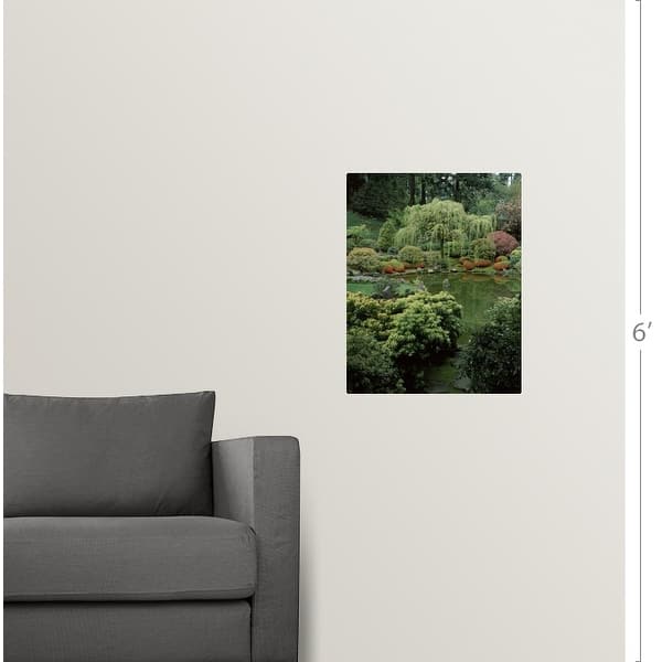 Shop Weeping Willow Tree And Pond In A Japanese Garden