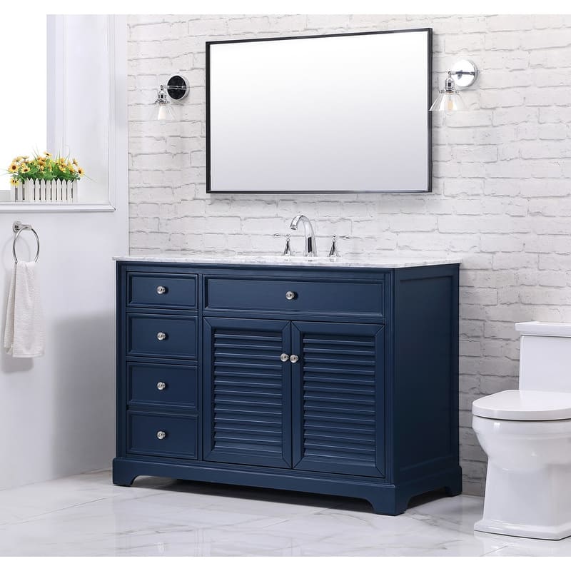 Contemporary 48" Single Bathroom Vanity Set