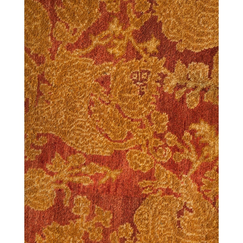 Overton Mogul, One-of-a-Kind Hand-Knotted Area Rug - Pink, 3' 1" x 5' 0" - 3' 1" x 5' 0"