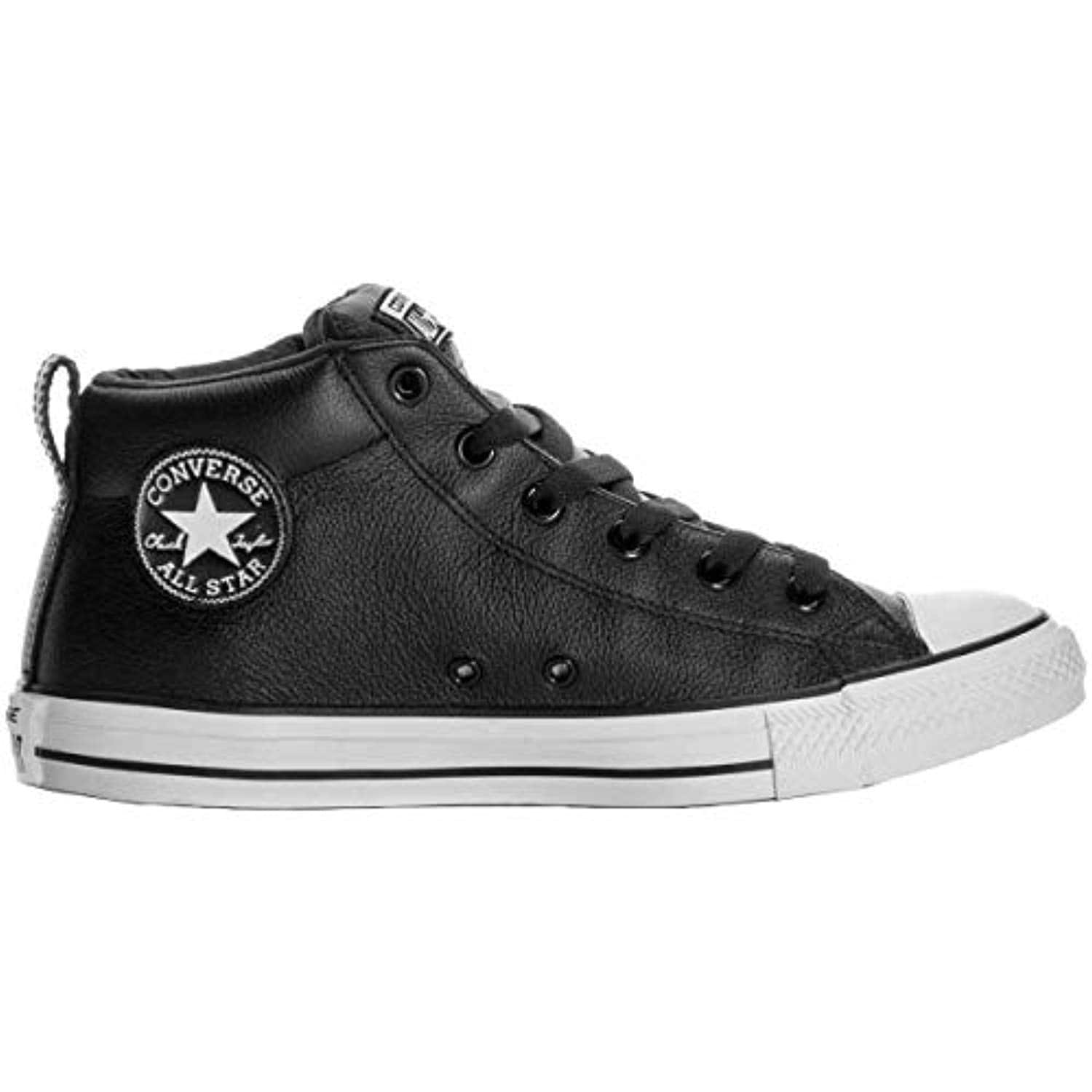 black converse mid