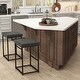 preview thumbnail 4 of 5, Costway 30" Barstools Set of 2 Upholstered Bar Height Chairs PU - See Details