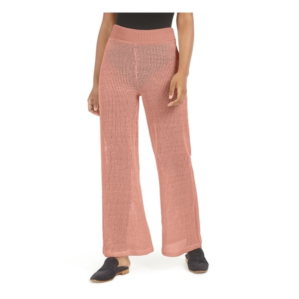 FREE PEOPLE Womens Coral Patterned Boot Cut Pants Size XS. Opens flyout.
