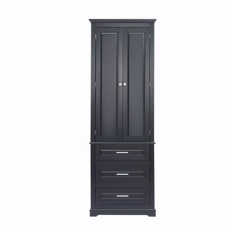 Tall Storage Cabinet with Three Drawers