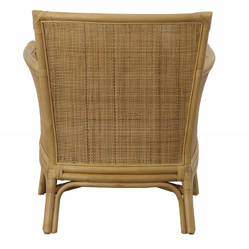 Uttermost 23766 29" Wide Rattan Framed Polyester Accent Chair