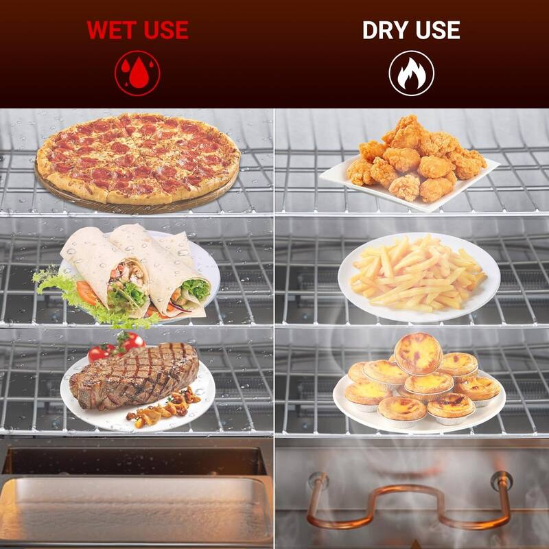 Food Warming Cabinet - Hot Box Food Warmer, 850W