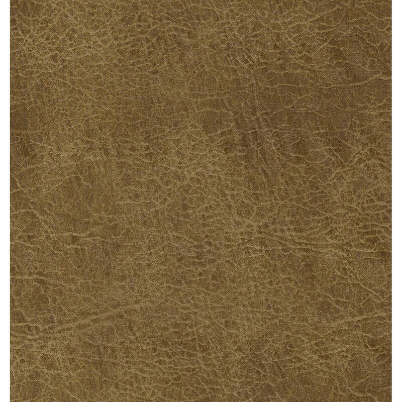 HomePop Modern Swoop Arm Accent Chair - Distressed Brown Faux Leather