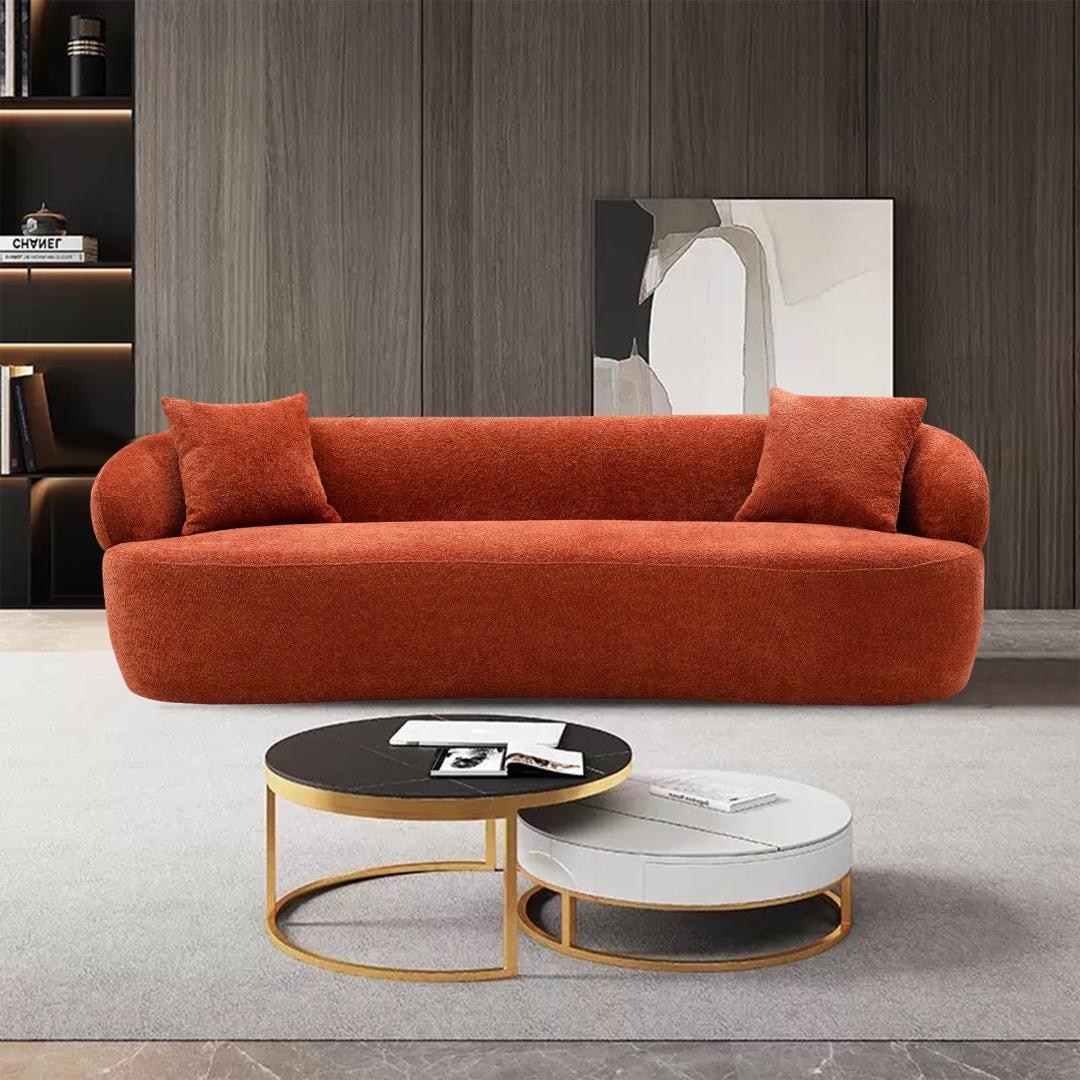 Century deals curved sofa