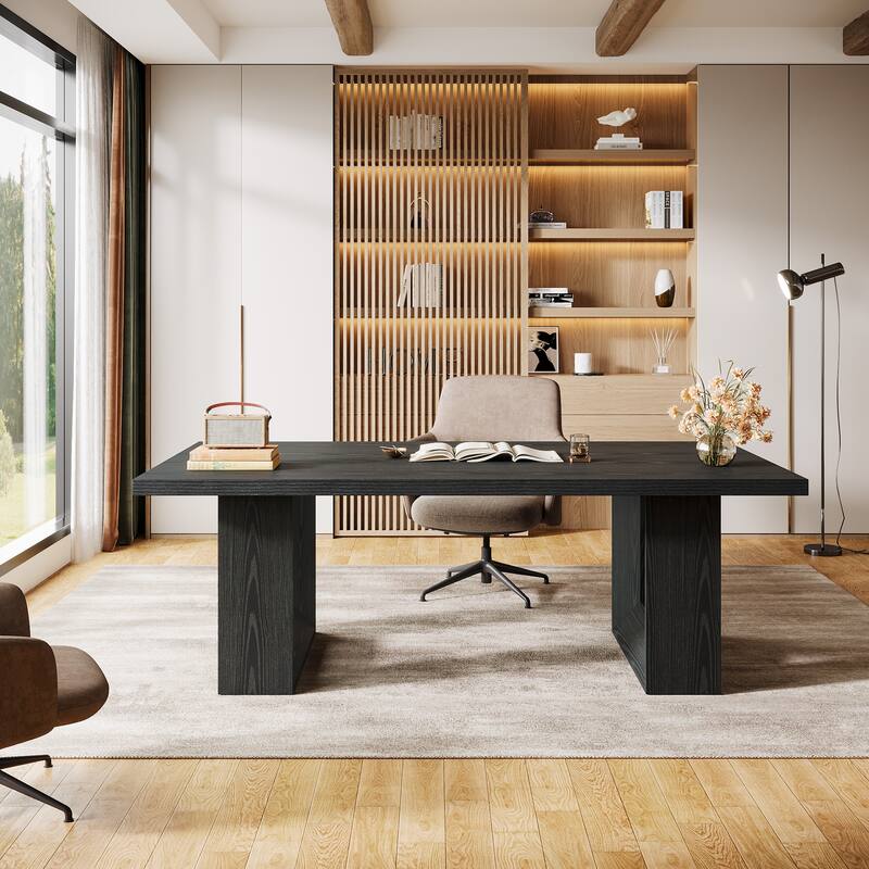 62.99" Large Home Office Desk, Computer Table for Office