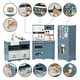 preview thumbnail 4 of 18, Teamson Kids Little Chef Atlanta Modular Play Kitchen with Accessories - 60.75" L x 12.99" W x 34.37" H