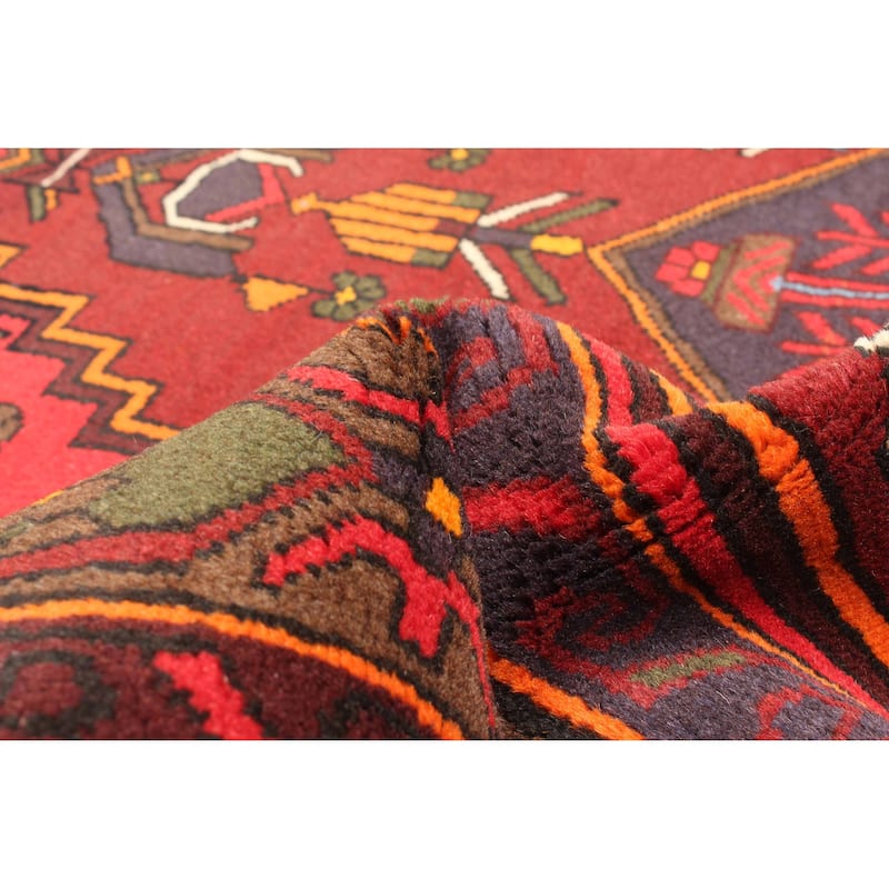 ECARPETGALLERY Hand-knotted Anadol Red Wool Rug - 4'2 x 6'8