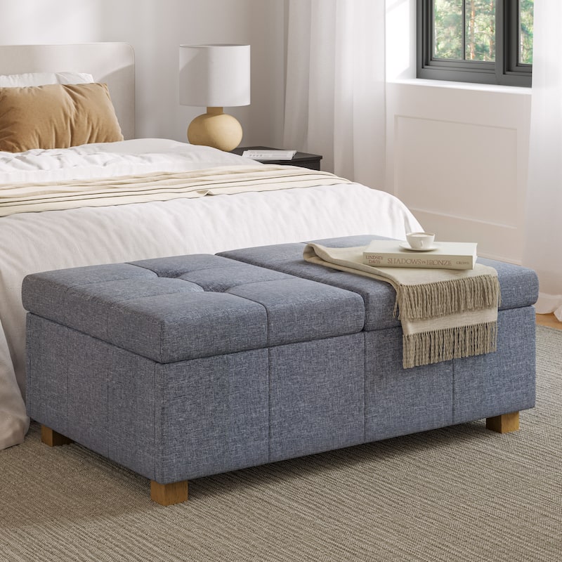 Yves Double Storage Ottoman Bench