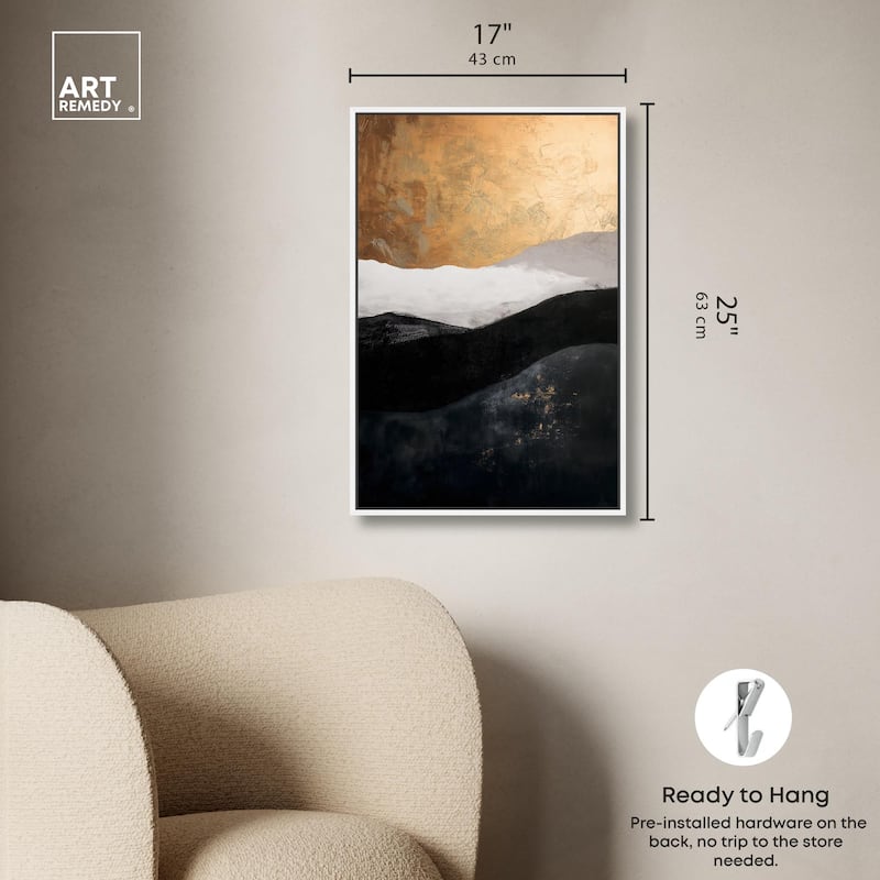 Golden Vista I Canvas by Art Remedy