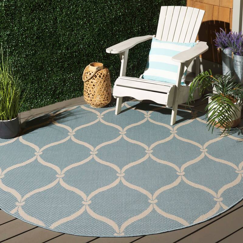 SAFAVIEH Courtyard Liya Indoor/ Outdoor Waterproof Patio Backyard Rug