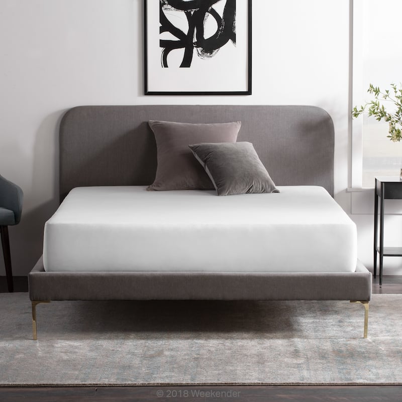 Fitted Jersey Mattress Protector with Noiseless Waterproof Barrier by