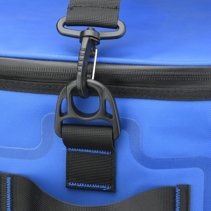 15" Easy Tote Soft Cooler Blue with Black Trim