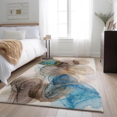 Premium Washable Super Soft Abstract Contemporary Mayfield Rug