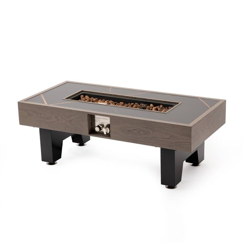 42 inch Iron Fire Pit Table Wood Fire Pit