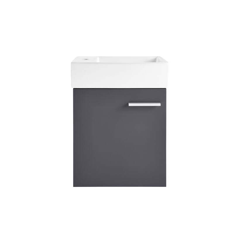 Swiss Madison Colmer 18" Single, One Cabinet, Bathroom Vanity