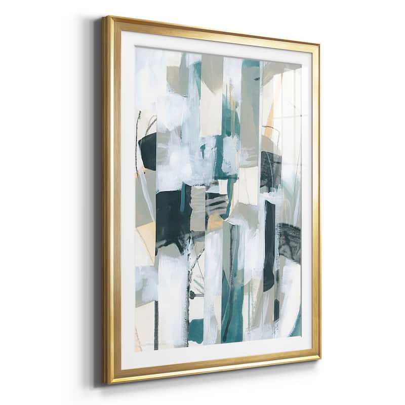 Sea Cavern Strata IV Premium Framed Print - Ready to Hang