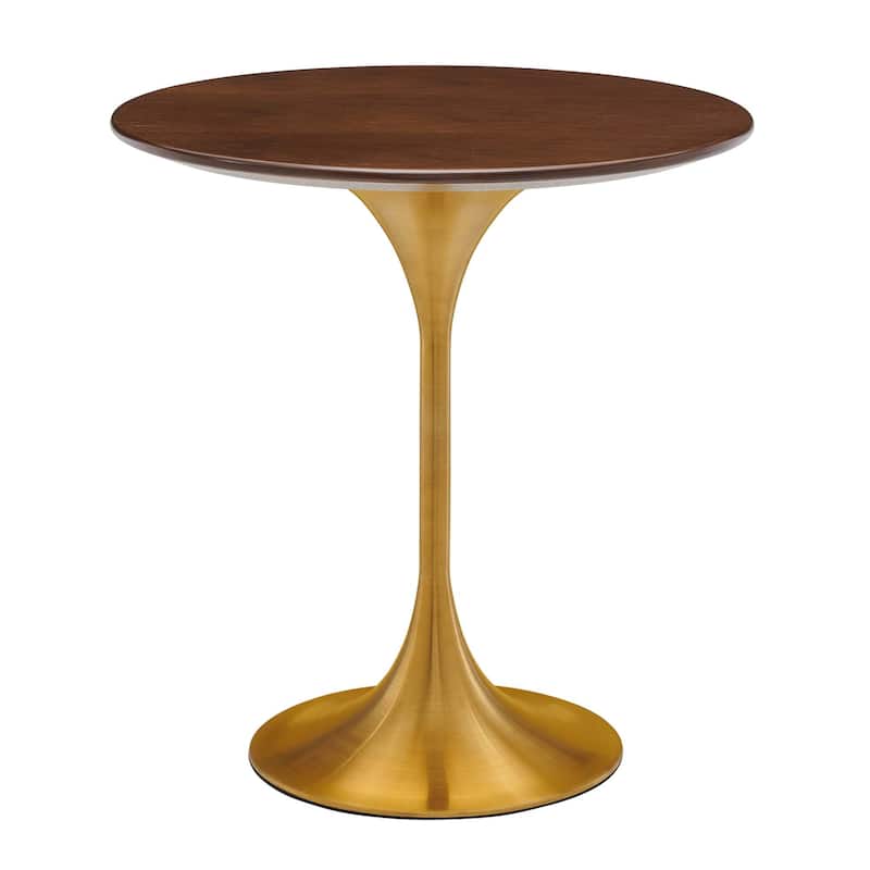 Lippa 20" Round Wood Grain Side Table