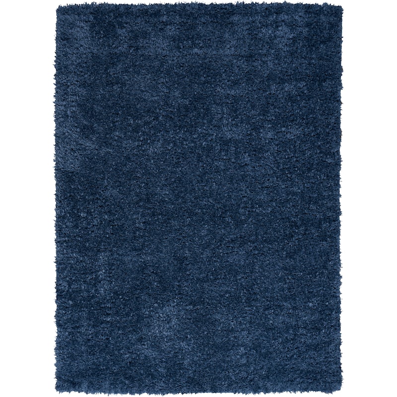 Nourison Lush Shag Contemporary Solid Shag Area Rug