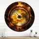 preview thumbnail 9 of 8, Designart 'Ancient Mayan Calendar Collage' Oversized Modern Wall CLock 29 in. wide x 29 in. high