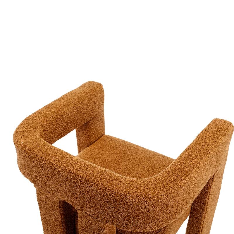 Fabric Upholstered Accent Dining Chair for Kitchen 2PCS