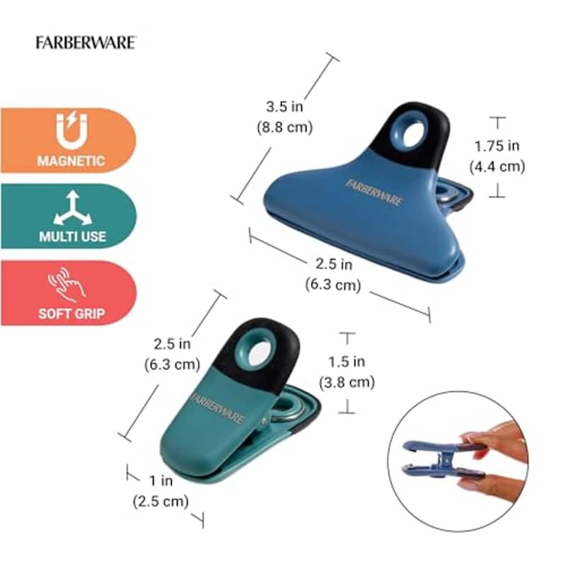 Farberware Pro 4 Piece Bag Clip Set
