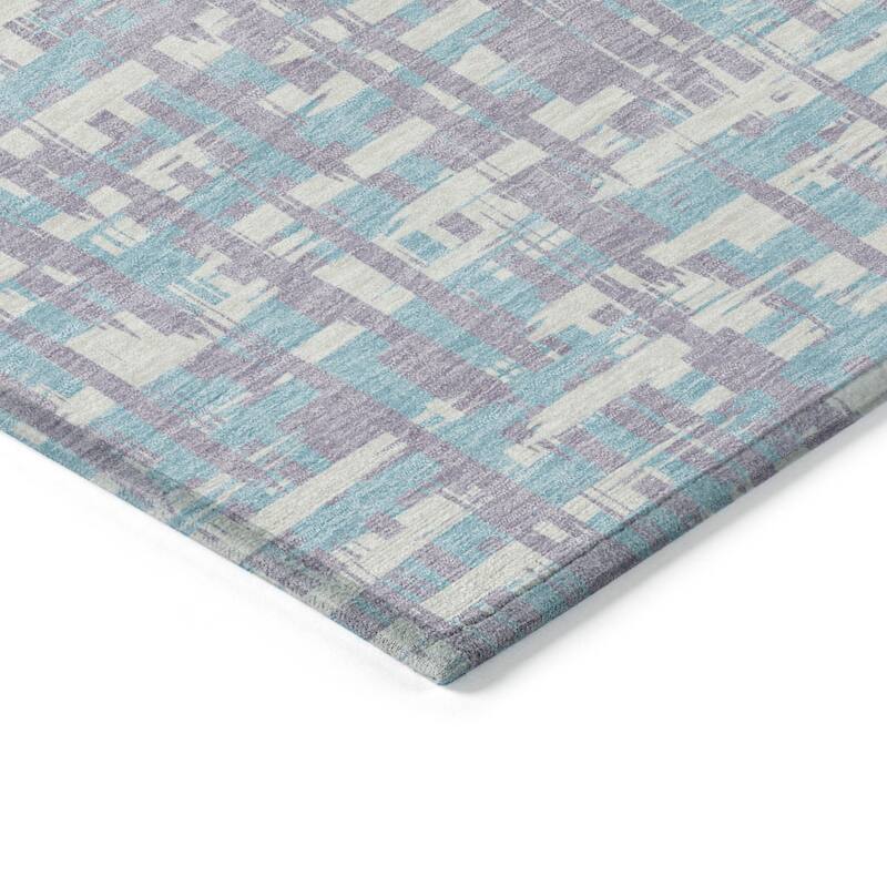 HomeRoots Abstract Transitional Rectangle Outdoor Rug