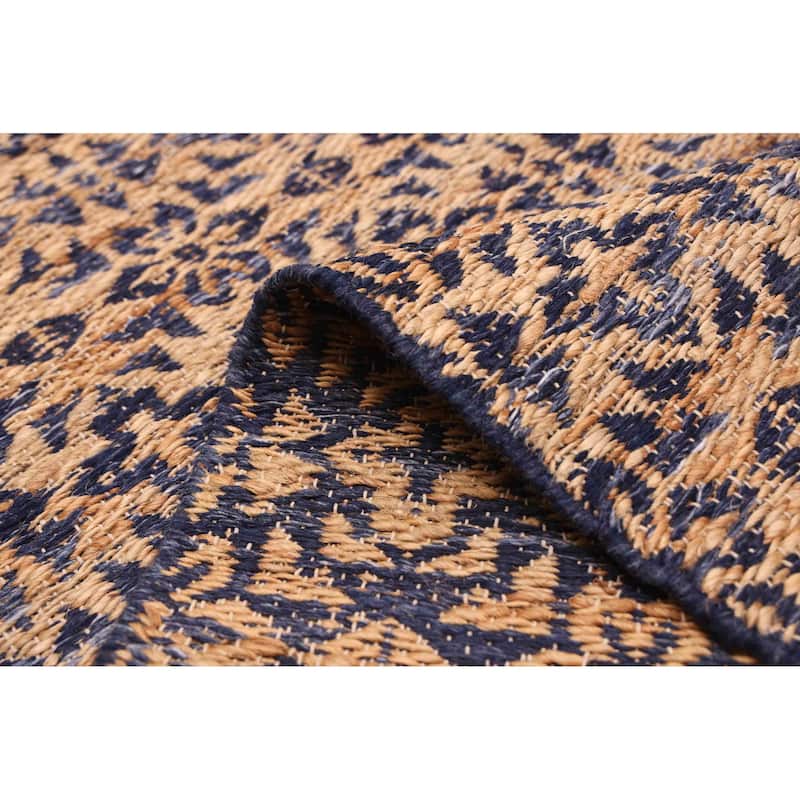 ECARPETGALLERY Flat-Weave Palas Denizli Tan Jute Kilim - 5'2 x 7'5