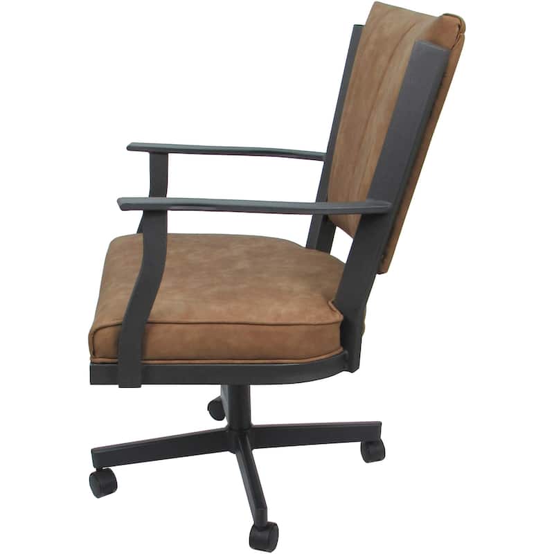Montana Swivel Metal Dining Caster Chair on Reading Base