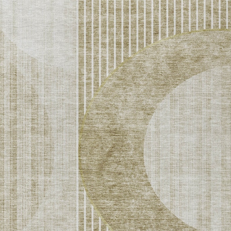 HomeRoots Geometric Transitional Rectangle Outdoor Rug