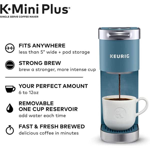brew single serve mini keurig Keurig K-Mini Plus Coffee Maker Single Serve (K-Cup Pod) Bed Bath  Beyond 37213716