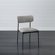 preview thumbnail 20 of 19, Amisco Yasmina Upholstered Dining Chair with Metal Leg