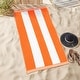 preview thumbnail 46 of 62, Cabana Stripe Oversized Cotton Beach Towel by Superior