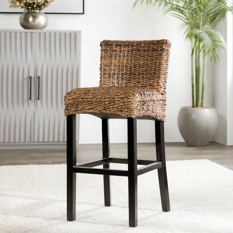 Portman Rattan Bar and Counter Stools by Kosas Home - Bar Height - 29-32 in.