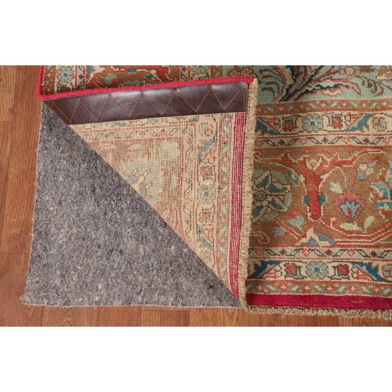 Tabriz Persian Vintage Rug Hand-Knotted Wool Carpet - 7'11"x 11'1"