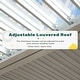 preview thumbnail 119 of 188, EROMMY Outdoor Louvered Pergola Gazebo with Adjustable Aluminum Rainproof Roof