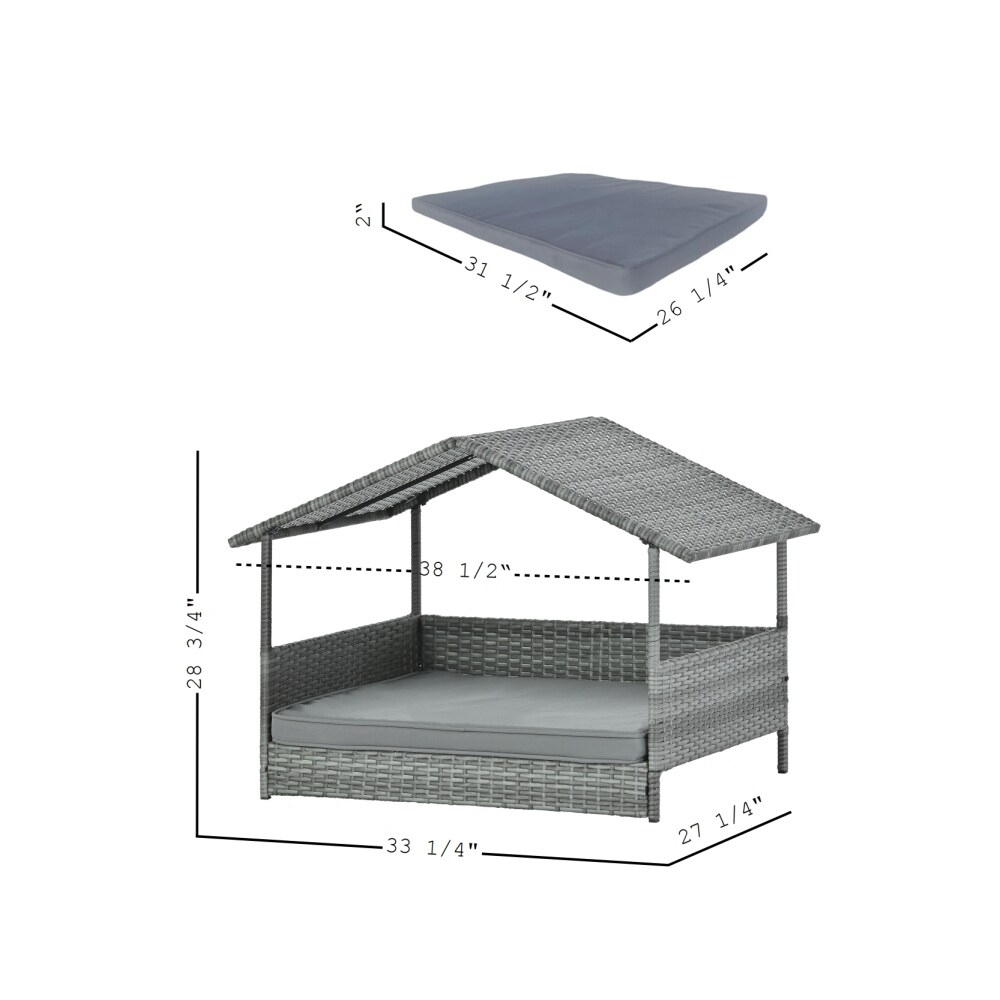 Dog canopy bed bed bath and beyond 2025