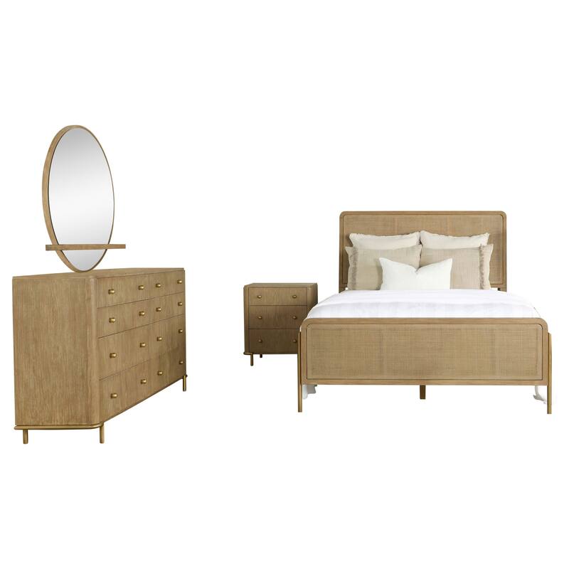 Arini California King Bedroom Set Sand Wash
